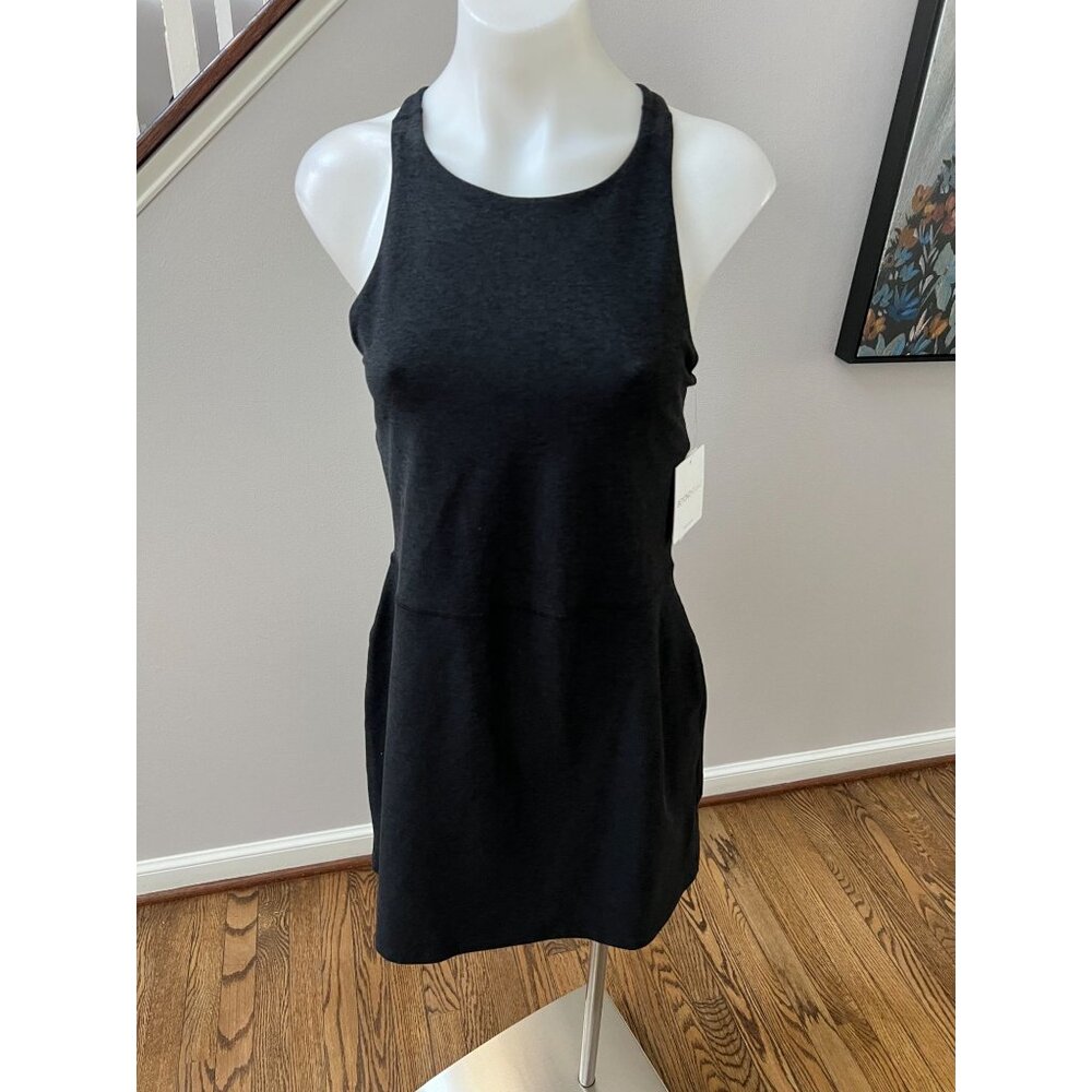 NWT Beyond Yoga Spacedye Refocus Tank Dress Darkest Night Size Medium - Picture 4 of 8